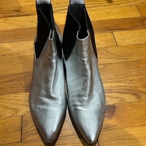 Dolce Vita silver boots (ankle)